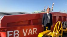 Le 31 octobre, la barge «EB VAR» a été livrée à un des nos gros clients à Rotterdam en présence de l'un de nos Gérants, Raphael Walewski.